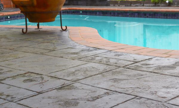 Stamped Patio Construction in Lafayette